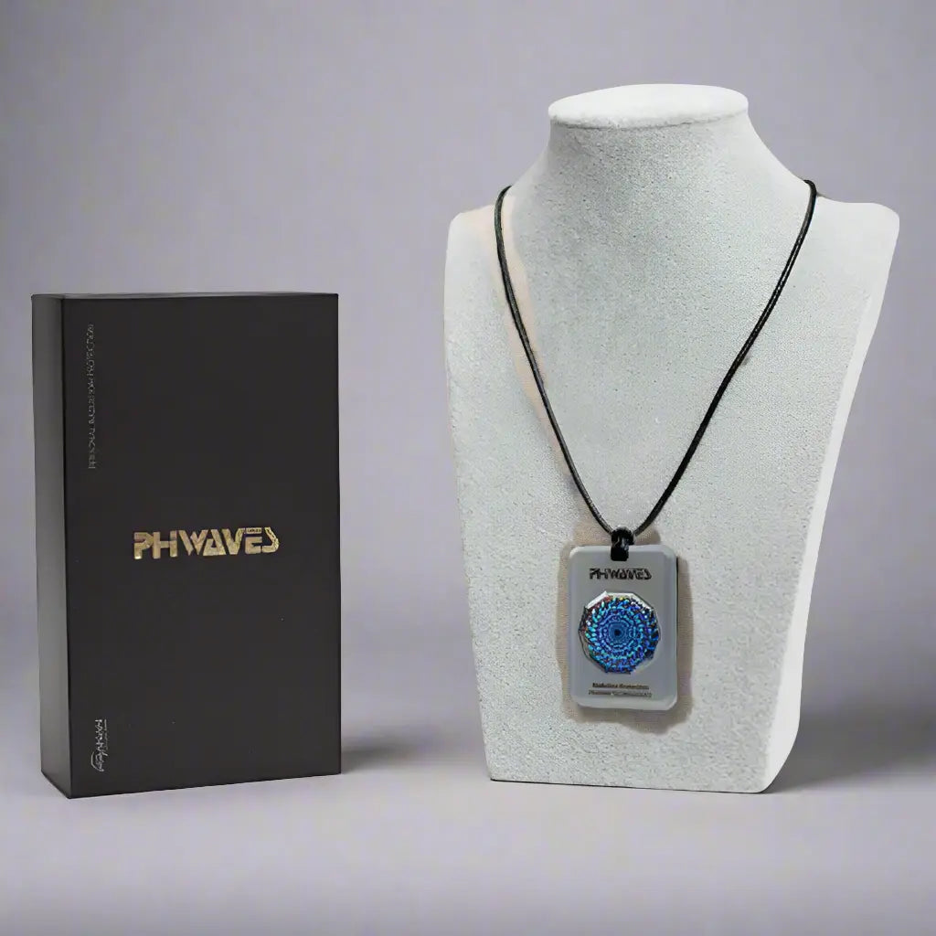 Phiwaves Pendant diamond - EMF Protection Device - EMF Guardian